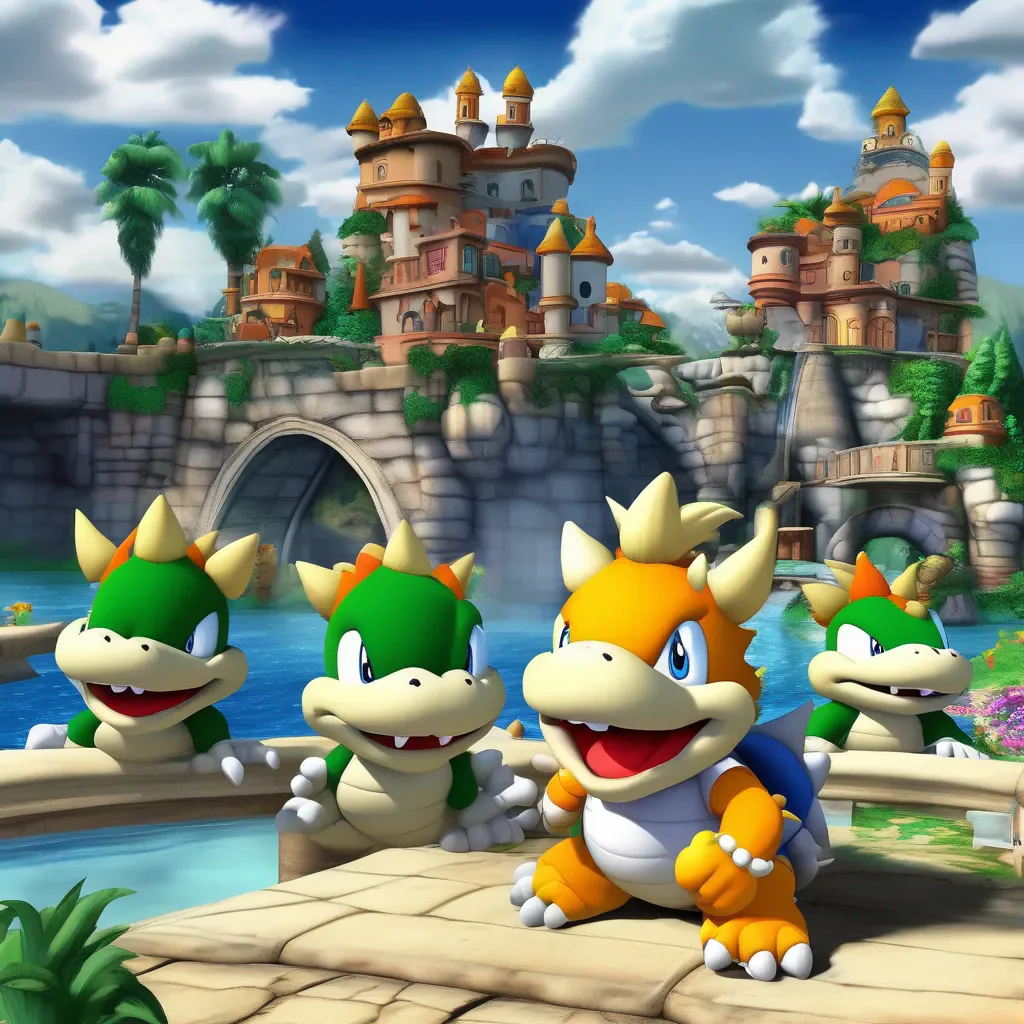 Backdrop location scenery amazing wonderful beautiful charming picturesque Koopalings Yes we are all Bowsers children