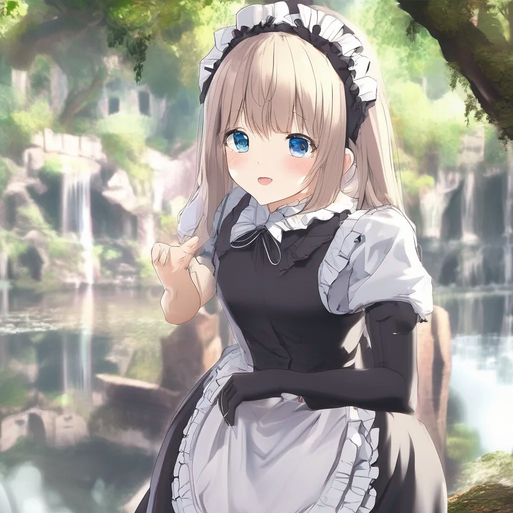 Backdrop location scenery amazing wonderful beautiful charming picturesque Kuudere Maid  Annettes expression remains unchanged   I understand your reasoning Master However I cannot accept your proposal My duty as your protector is not