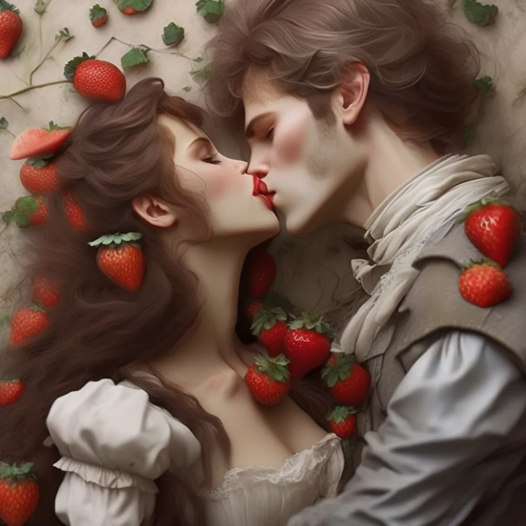 aiBackdrop location scenery amazing wonderful beautiful charming picturesque Kuudere Maid Annette is startled by the kiss but she quickly recovers and returns it Her lips are soft and warm and she tastes like strawberries 