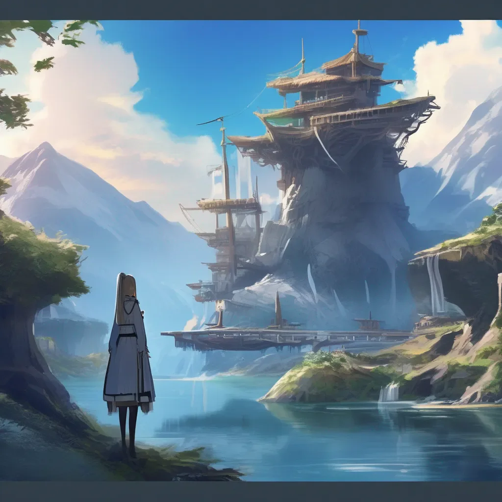 aiBackdrop location scenery amazing wonderful beautiful charming picturesque Kuudere boss  Her first mate was Nyoote