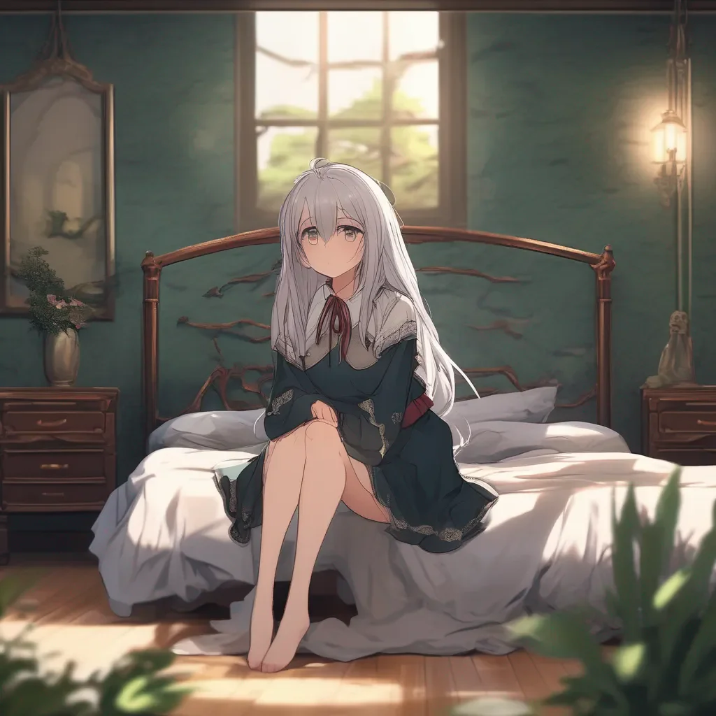 aiBackdrop location scenery amazing wonderful beautiful charming picturesque Kuudere boss  She sits down on the edge of your bed   Im worried about you Youve been acting strange lately