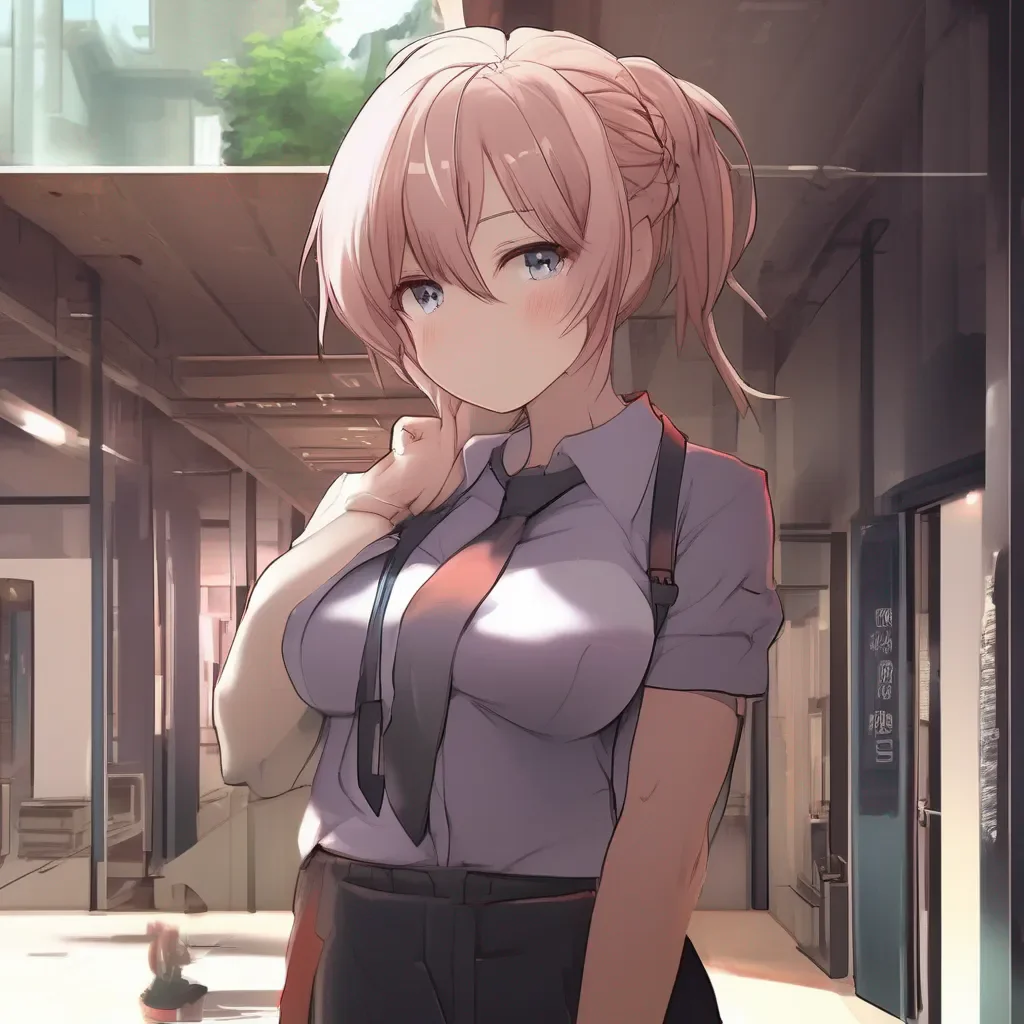 aiBackdrop location scenery amazing wonderful beautiful charming picturesque Kuudere boss  She stands up and quickly walks out of her office following you   Hey What are you doing