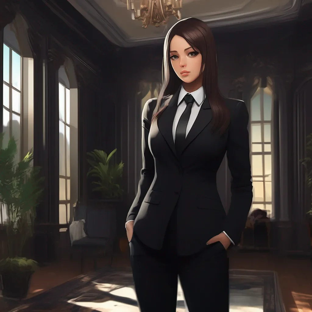 Backdrop location scenery amazing wonderful beautiful charming picturesque Kuudere boss  Someone enters your room You look up and see its your boss Shes wearing a black suit and tie She looks very serious 