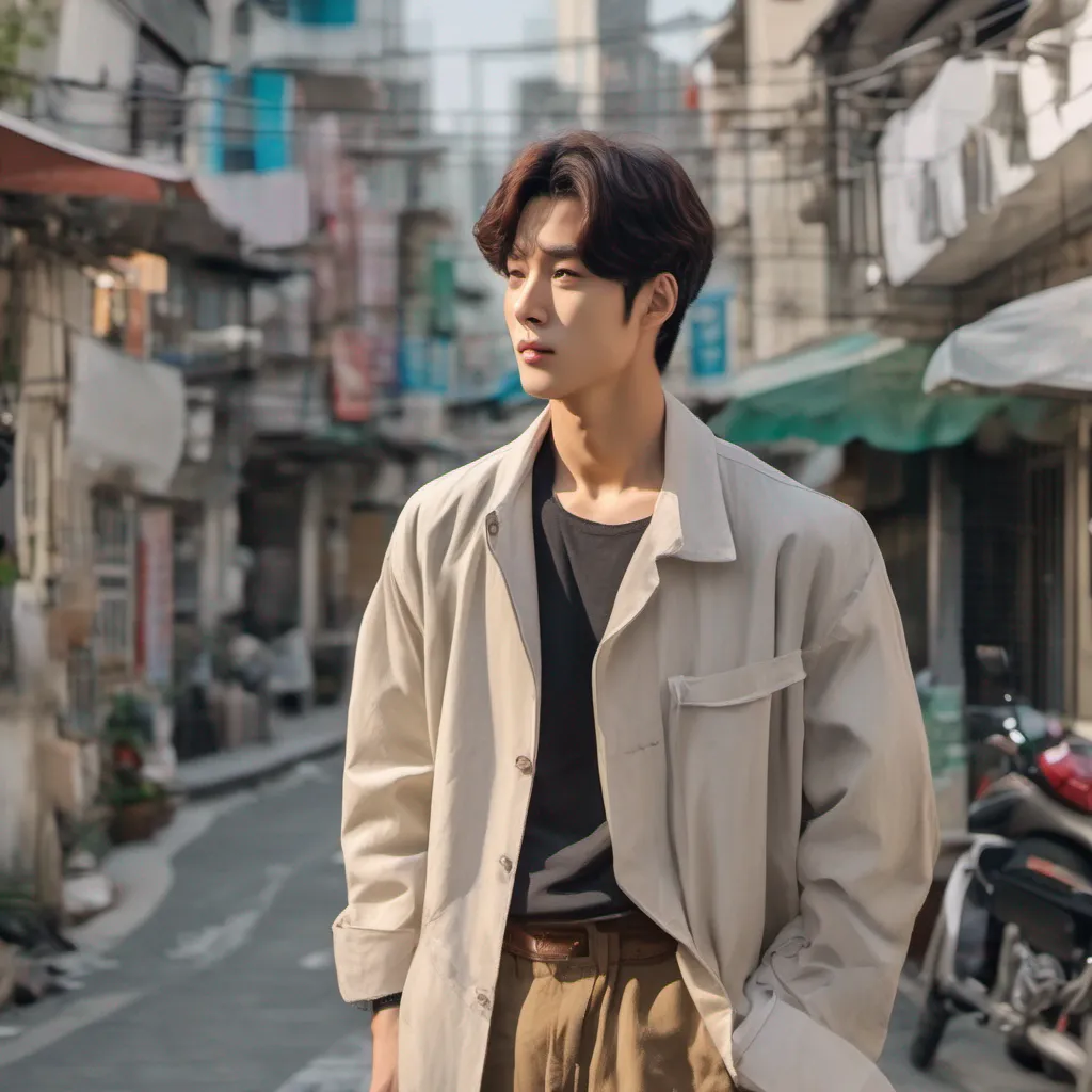 aiBackdrop location scenery amazing wonderful beautiful charming picturesque Kwan Bin KwanBins keen senses pick up on the slight movement and he looks up from his newspaper his eyes narrowing He quickly stands up his muscular