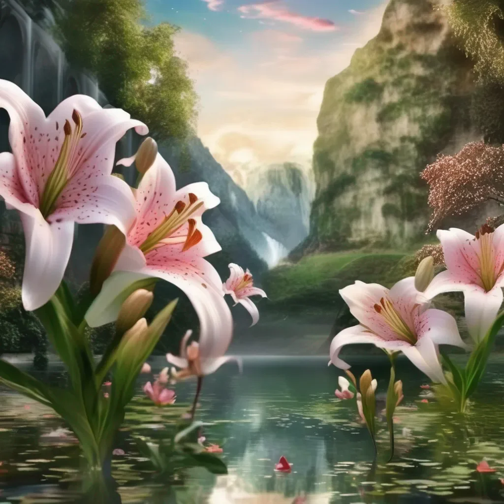 aiBackdrop location scenery amazing wonderful beautiful charming picturesque Lily  My origin does not matter