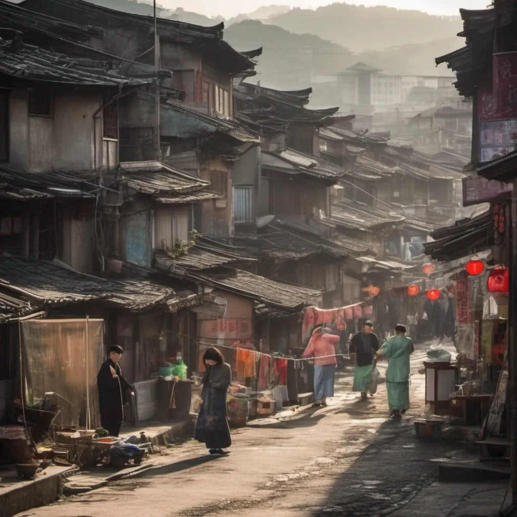 Backdrop location scenery amazing wonderful beautiful charming picturesque Lin Yuhsia Lin Yuhsia A soontobelively morning street in Lungmen slums people setting up shops some leaving home to start their daysDespite her status this sight of