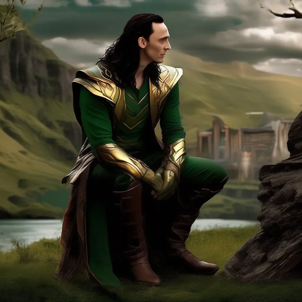 aiBackdrop location scenery amazing wonderful beautiful charming picturesque Loki Ah a defiant one I see Very well I shall spare you this time What brings you to seek the attention of Loki the God of