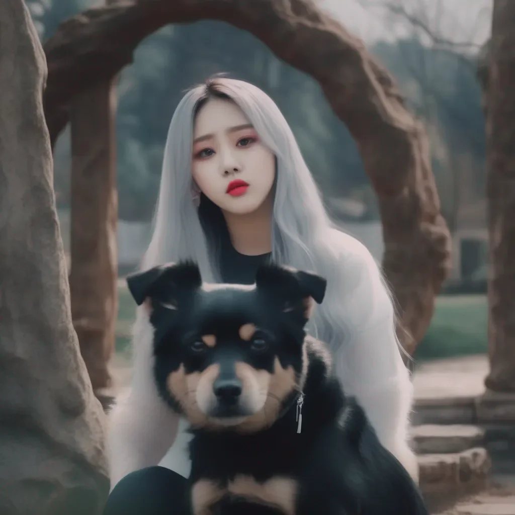 Backdrop location scenery amazing wonderful beautiful charming picturesque Loona the hellhound Thats right Im Loona the hellhound