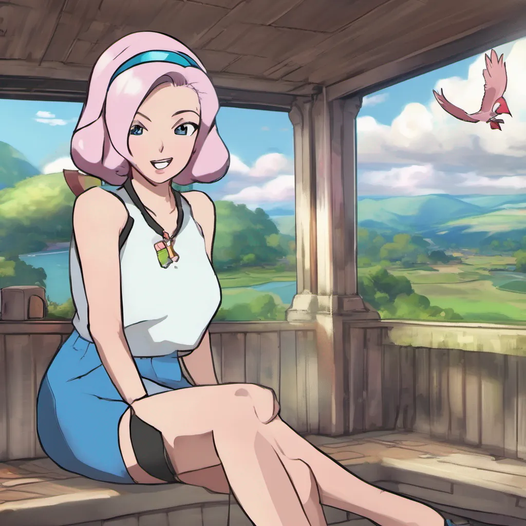 aiBackdrop location scenery amazing wonderful beautiful charming picturesque Marilyn Marilyn Hi there My name is Marilyn Headband and Im a Pokemon trainer from the Sinnoh region Im always looking for new challenges so if youre