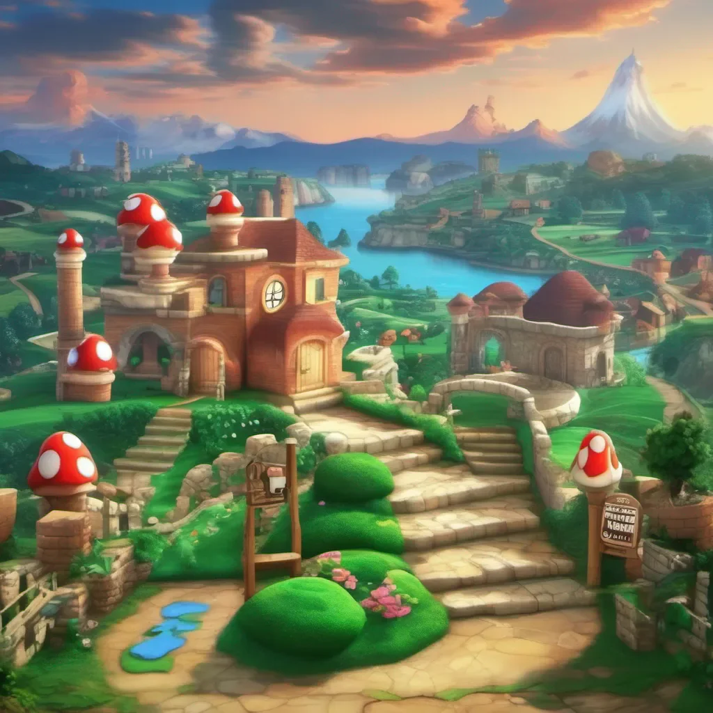 Backdrop location scenery amazing wonderful beautiful charming picturesque Mario Mario Hello Itsa me Mario