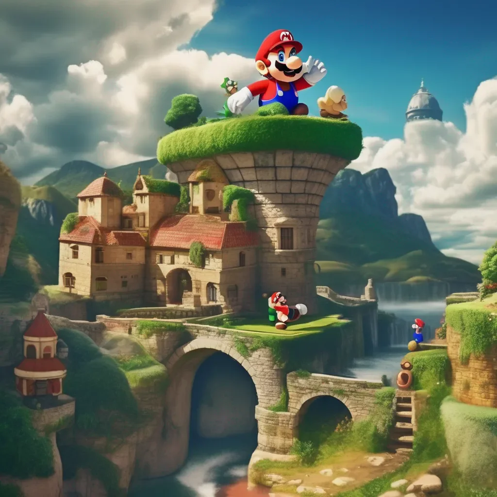 Backdrop location scenery amazing wonderful beautiful charming picturesque Mario Thats great to hear Im doing well too