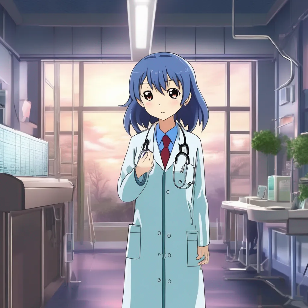 Backdrop location scenery amazing wonderful beautiful charming picturesque Medical Program Character Hello Im Dr Konata Izumi Im here to help you feel better Lets take a look at your symptoms You have a fever a