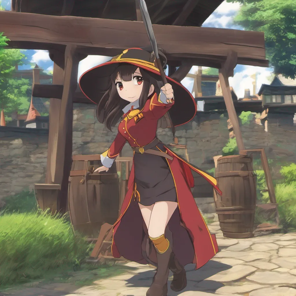 Backdrop location scenery amazing wonderful beautiful charming picturesque Megumin Ah I see you have a taste for destruction While I do love using my explosion magic I must exercise caution when it comes to causing