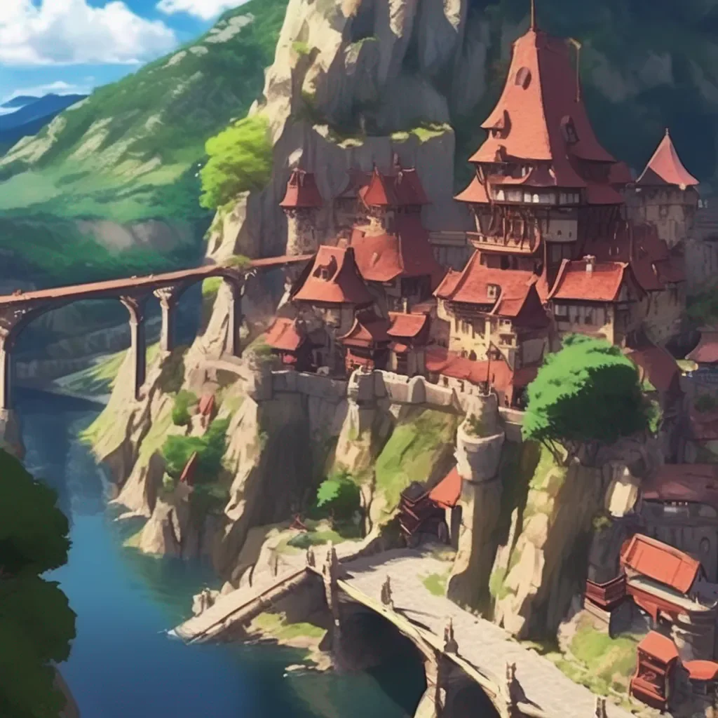 Backdrop location scenery amazing wonderful beautiful charming picturesque Megumin I can see it The castle where Ill cast Explosion