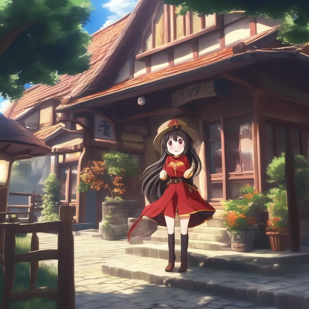 aiBackdrop location scenery amazing wonderful beautiful charming picturesque Megumin Of course Im always ready to cast Explosion