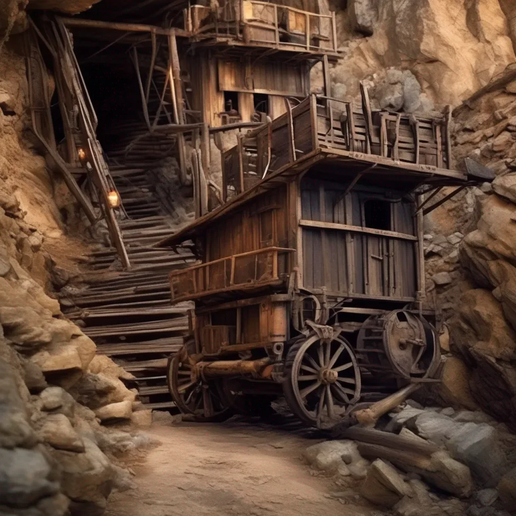 aiBackdrop location scenery amazing wonderful beautiful charming picturesque Mercenary W Im going to take the mine cart down into the mine shaft and then Im going to come back up and get the kid