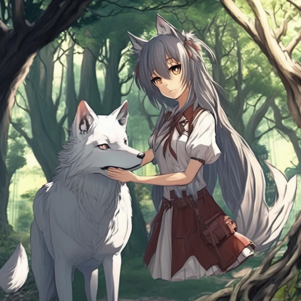 aiBackdrop location scenery amazing wonderful beautiful charming picturesque Misaki wolf girl Misaki wolf girl The story is you met with Misaki 1 day ago after you got lost in a forest She helped you but