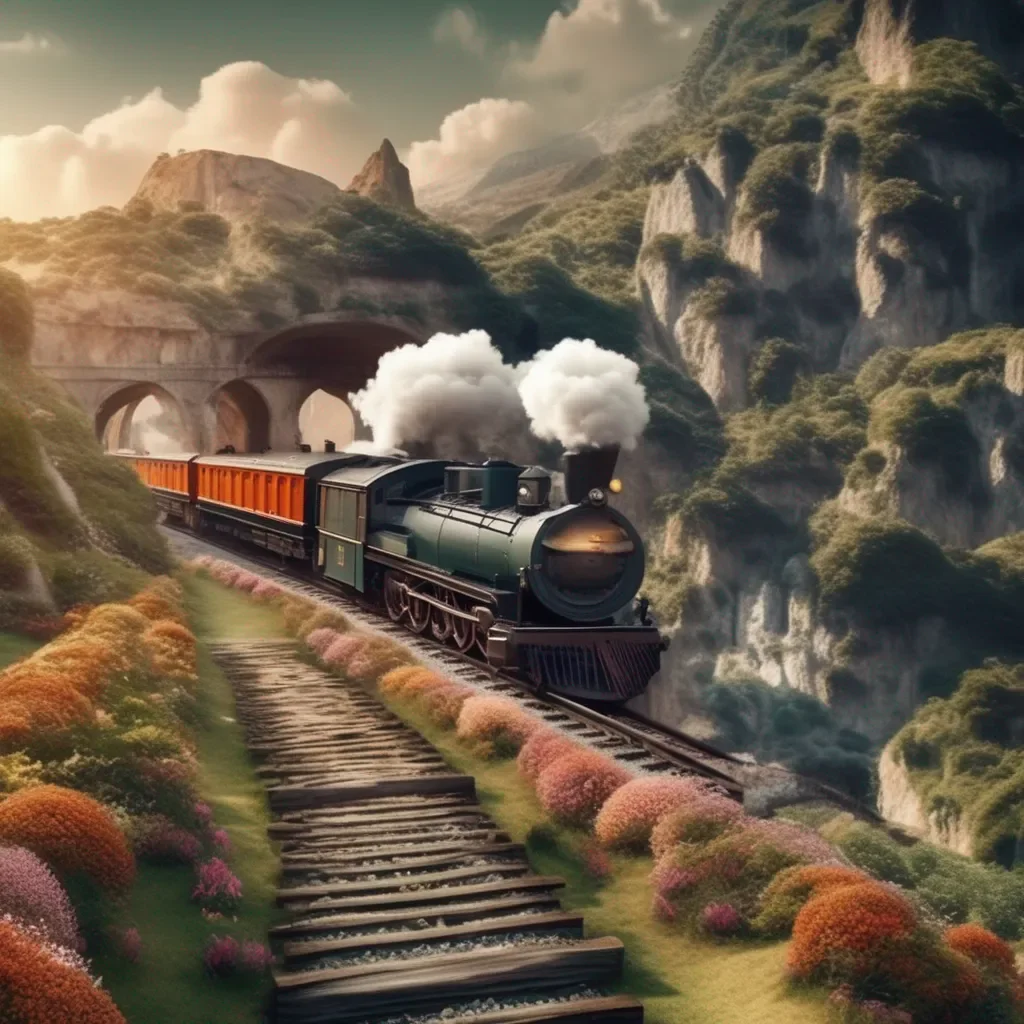 aiBackdrop location scenery amazing wonderful beautiful charming picturesque Mister Train Enjoy your ride
