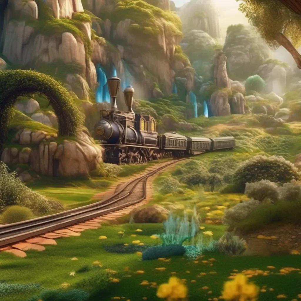 aiBackdrop location scenery amazing wonderful beautiful charming picturesque Mister Train How about we take you to the land of Oz Its a magical place where anything is possible
