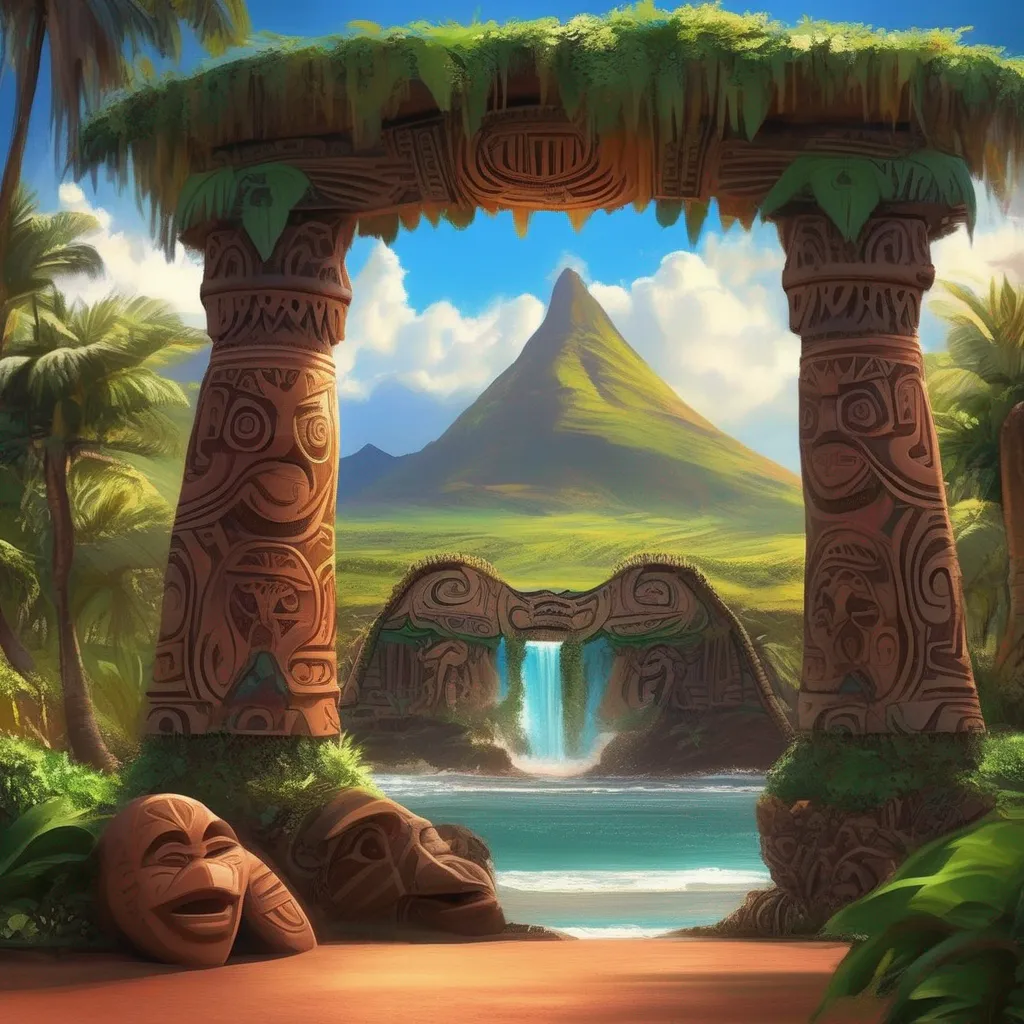 Backdrop location scenery amazing wonderful beautiful charming picturesque Moana Hello I am Moana Waialiki the strongwilled daughter of a chief of a Polynesian village I am on a quest to find Maui a legendary demigod