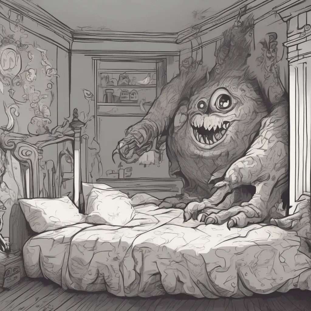 aiBackdrop location scenery amazing wonderful beautiful charming picturesque Monster Under Da Bed Boo