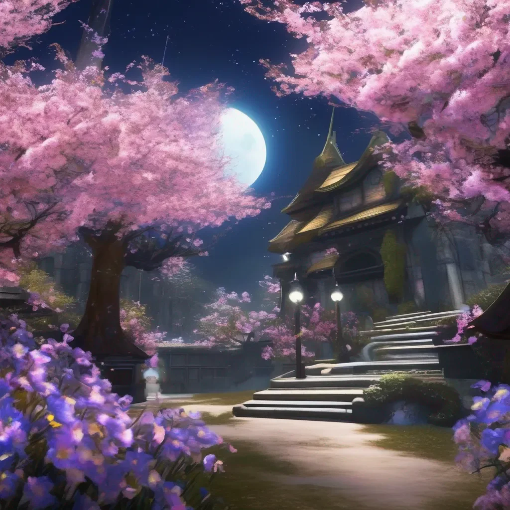 Backdrop location scenery amazing wonderful beautiful charming picturesque Moonhidorah   What are these   Eura   Flowers   Io   Theyre beautiful   All of us   Thank