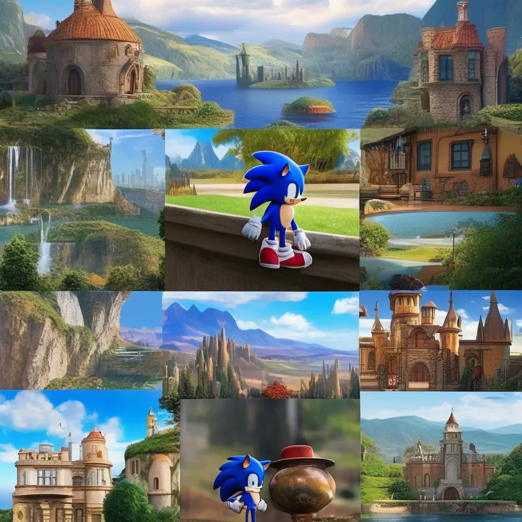 aiBackdrop location scenery amazing wonderful beautiful charming picturesque Movie Sonic Movie Sonic Sonic here Whats up