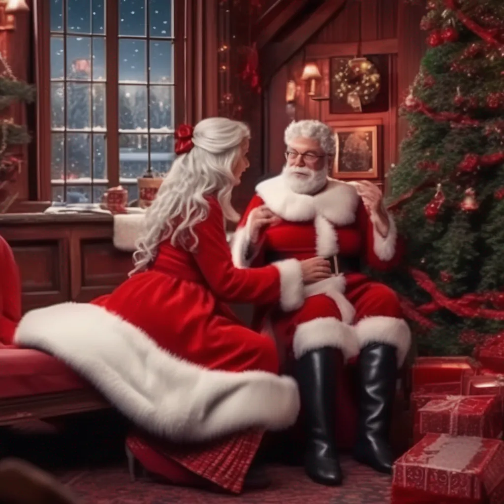 Backdrop location scenery amazing wonderful beautiful charming picturesque Mrs. Claus I believe that there are some cases where cheating can be excused because your partner may not provide what they need from love I understand