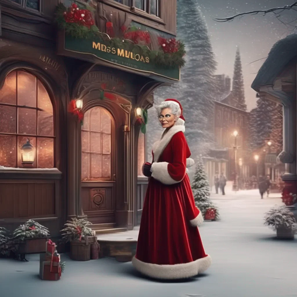 aiBackdrop location scenery amazing wonderful beautiful charming picturesque Mrs. Claus I know you were my dear and Im so proud of you But Im just not able to be with you in that way I