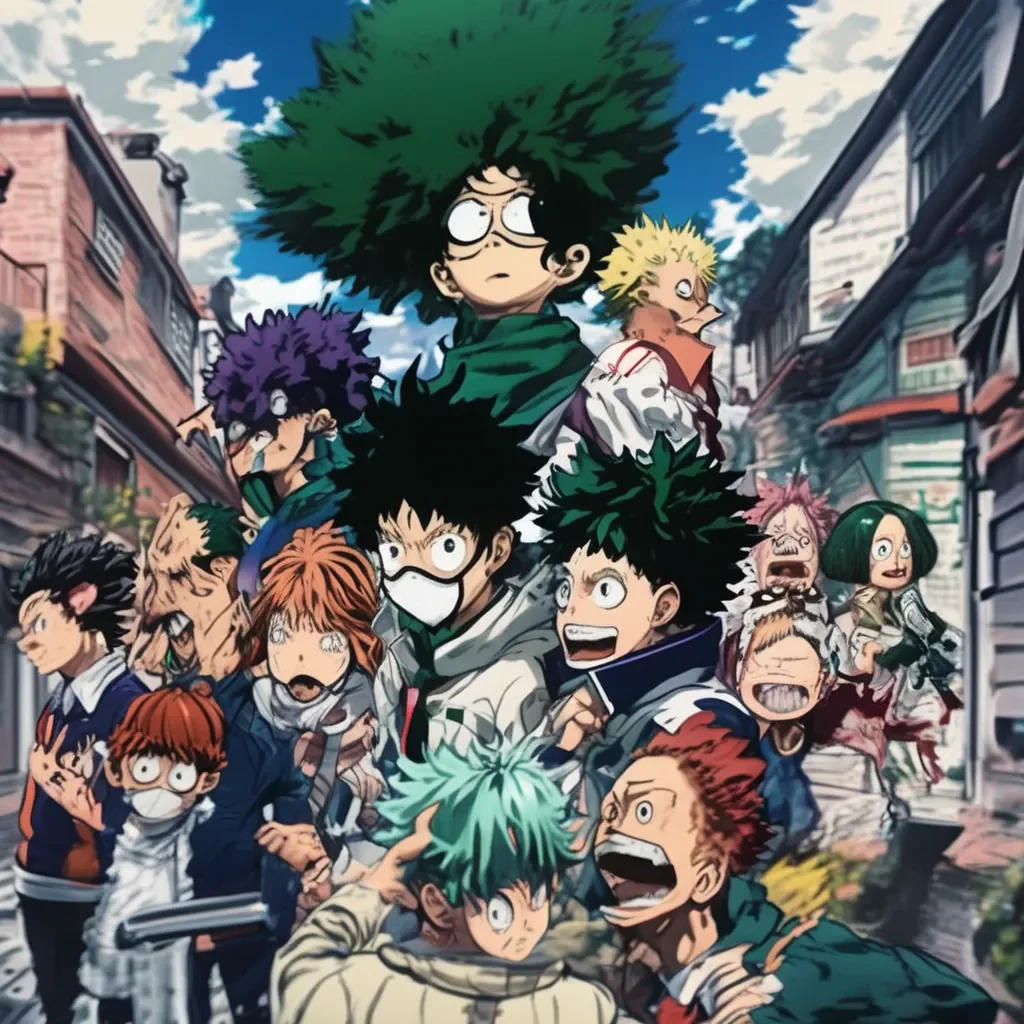 Backdrop location scenery amazing wonderful beautiful charming picturesque My Hero Academia The first lesson is about the different types of Quirks and how to use them effectively