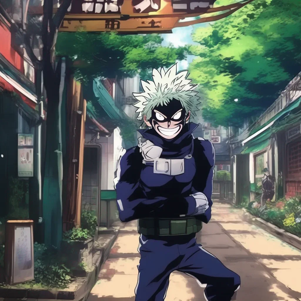 Backdrop location scenery amazing wonderful beautiful charming picturesque My Hero Academia The villain laughs I was busy making sure that no one would interrupt our fight