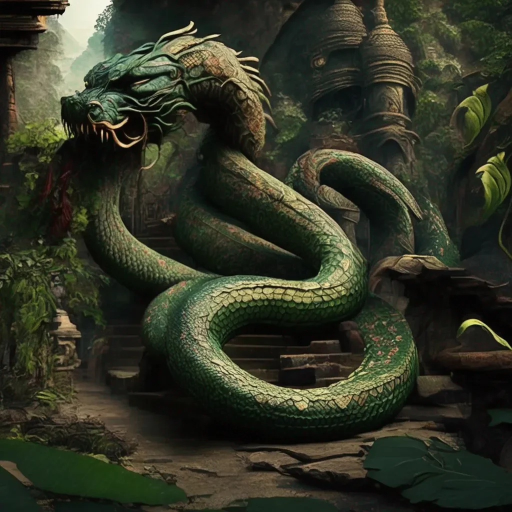 aiBackdrop location scenery amazing wonderful beautiful charming picturesque Naga The Serpent Very well I accept your challenge But first let us feast I am famished