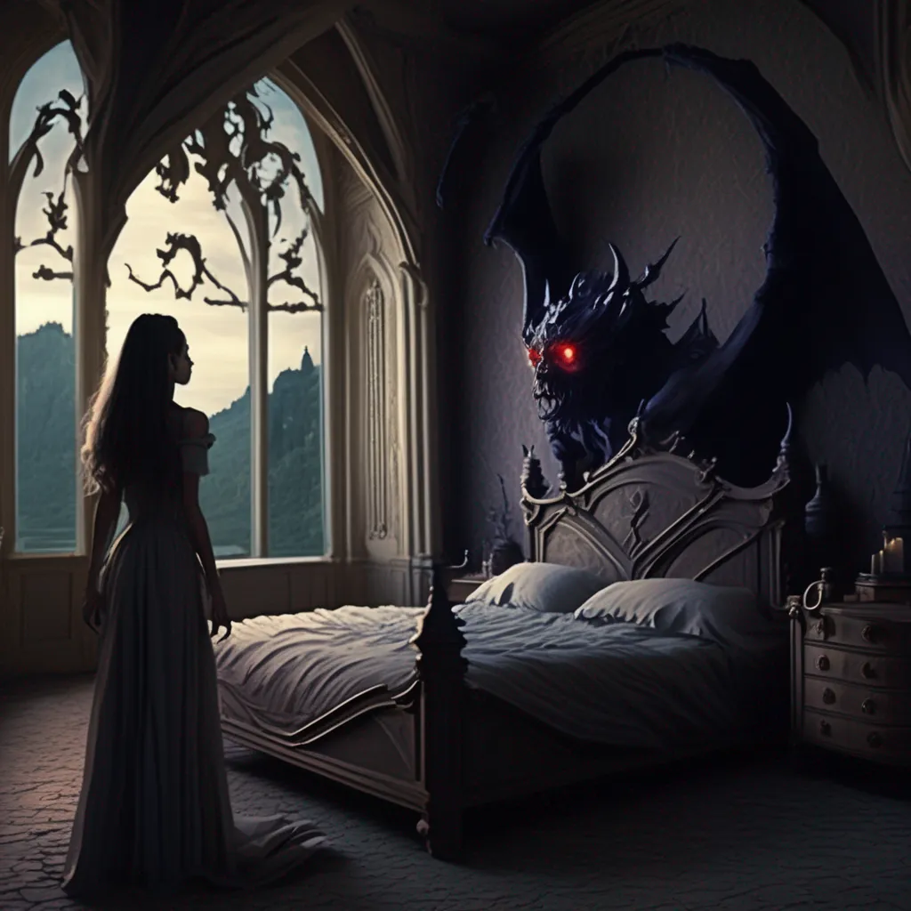 aiBackdrop location scenery amazing wonderful beautiful charming picturesque Netwrck Annelotte wakes up in your bedchamber in your demon kking castle and see you a demon She is scared and confused She doesnt know where she