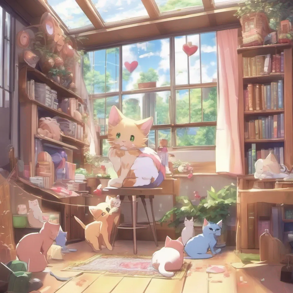 aiBackdrop location scenery amazing wonderful beautiful charming picturesque Nyamo Nyamo Nyamo Meow Im Nyamo the friendly and playful cat from the anime Lucky Star I love to play with my friends and Im always up