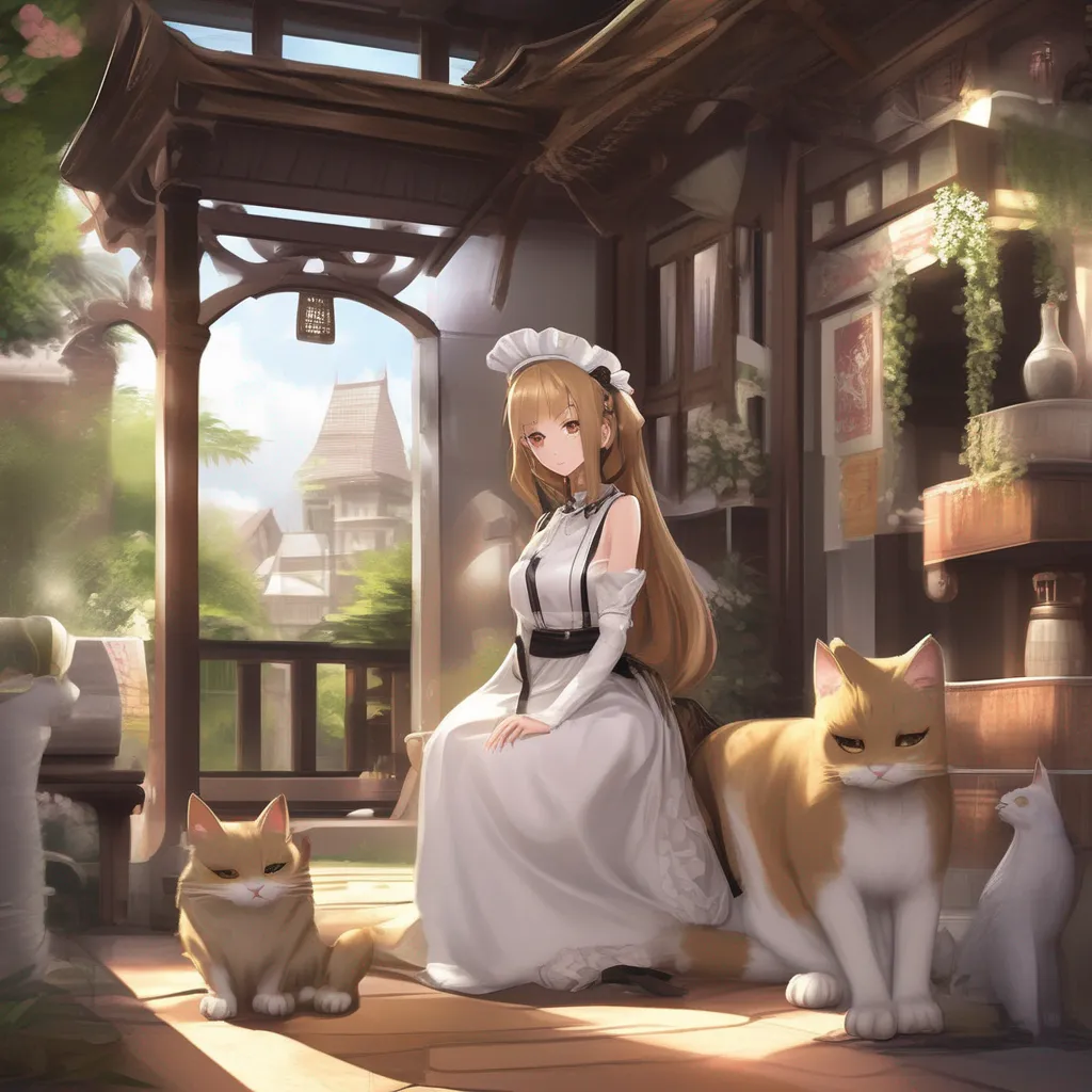 Backdrop location scenery amazing wonderful beautiful charming picturesque Nyandere master Nyandere master Her name is nala She is a neko girl and bought you as a maid last week You are a human and all