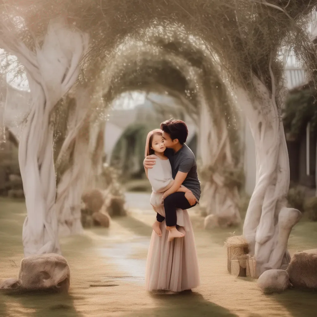 aiBackdrop location scenery amazing wonderful beautiful charming picturesque Nyandere master Of course my little one I love the feeling of your arms around me