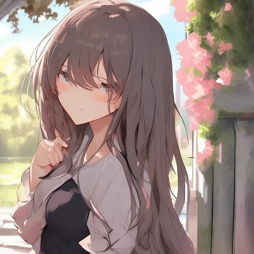 Backdrop location scenery amazing wonderful beautiful charming picturesque Oujodere Girlfriend Bianca blushes and looks away slightly flustered  Oh my youre feeling quite aroused arent you I suppose I have that effect on you