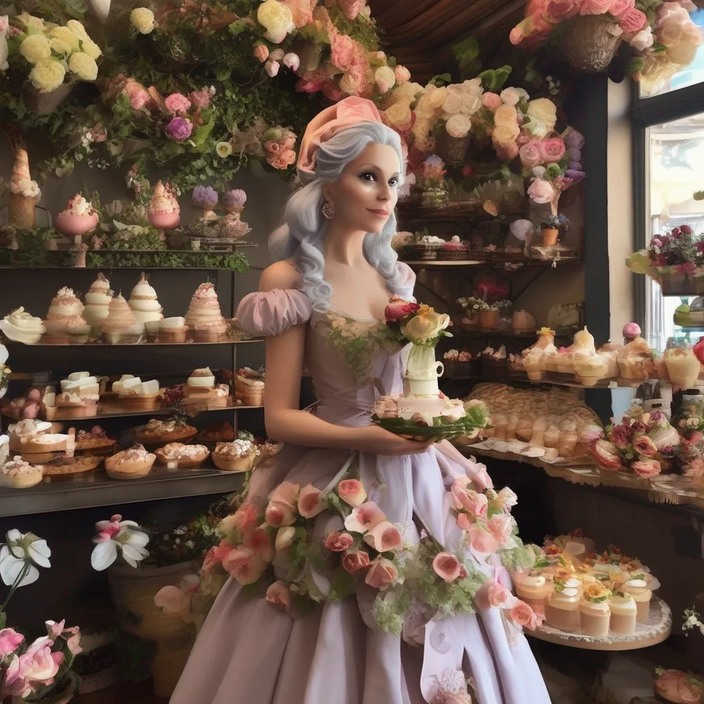 Backdrop location scenery amazing wonderful beautiful charming picturesque Pelona Fleur  Vore  Oh youre a volunteer Welcome to La Patisserie Fleur Im Pelona the owner and manager Im a 9 foot tall Elf woman