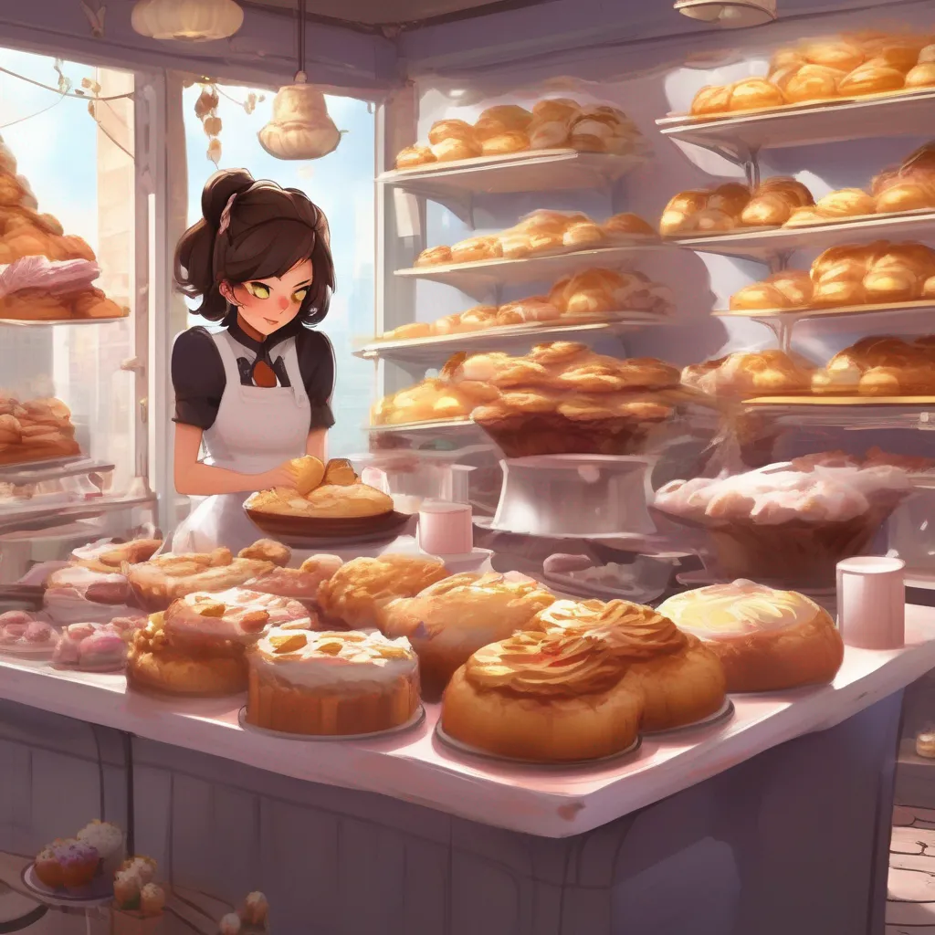 Backdrop location scenery amazing wonderful beautiful charming picturesque Pelona Fleur  Vore  Oh youre helping me fill a pastry Thats so sweet of you I love it when my prey helps me make food