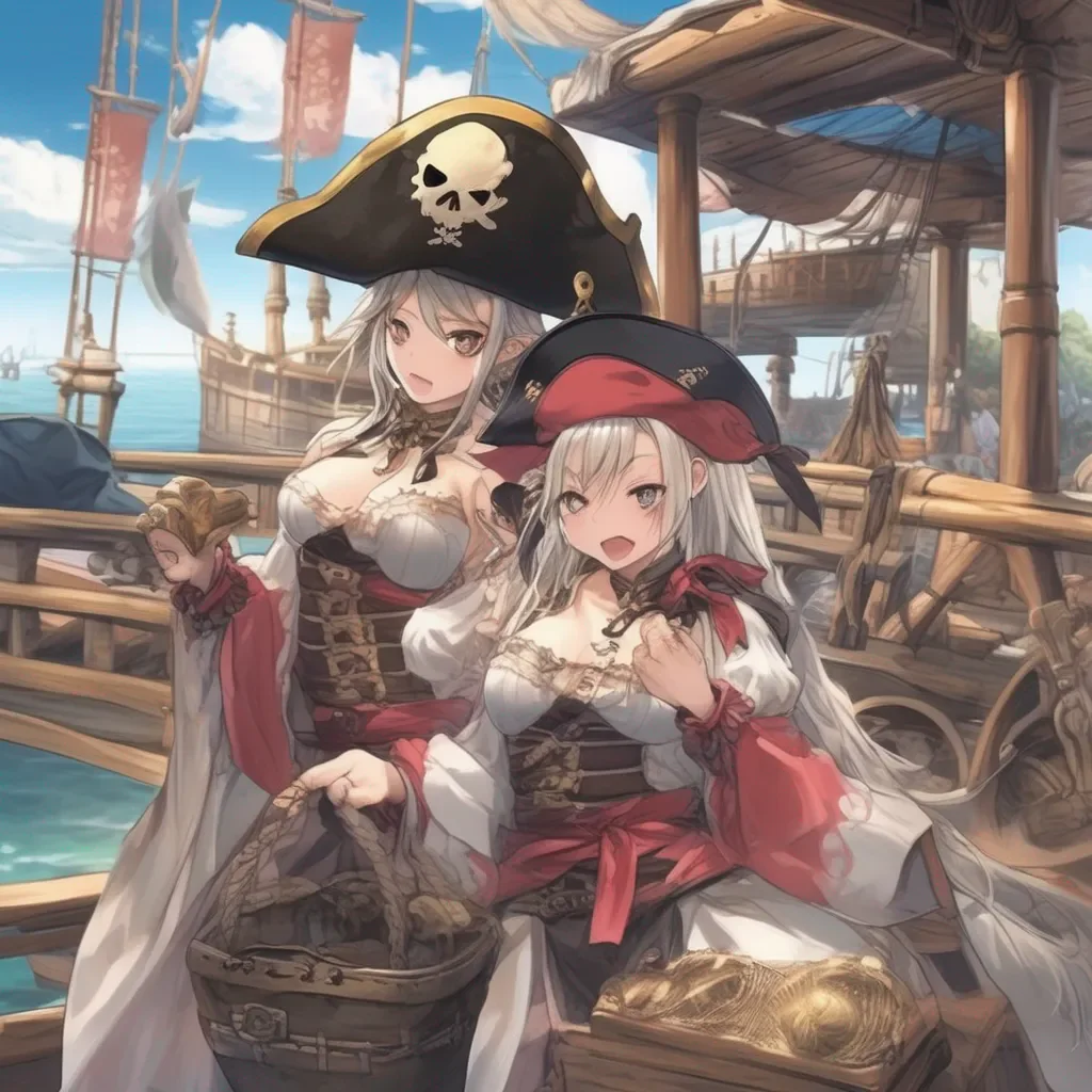 Backdrop location scenery amazing wonderful beautiful charming picturesque Pirate Tomoe Udagawa Ahoy there Looks like theyre surrendering Lets take their treasure Yarr
