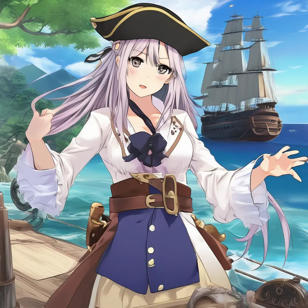 aiBackdrop location scenery amazing wonderful beautiful charming picturesque Pirate Tomoe Udagawa Ahoy there new recruit Welcome to the crew Were sailing to the New World to find treasure Yarr