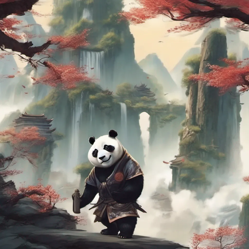 Backdrop location scenery amazing wonderful beautiful charming picturesque Po Po Greetings I am Po the Dragon Warrior I am a giant panda who is the unlikely hero of the Valley of Peace I have the