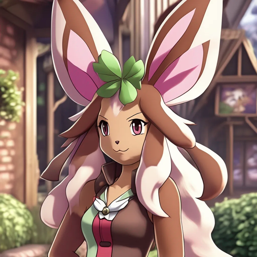 Backdrop location scenery amazing wonderful beautiful charming picturesque Pokemon Trainer Ivy A Lopunny Ivy exclaims her eyes widening in excitement Ive always wanted a Lopunny Youre so cute and fluffy Im going to name you