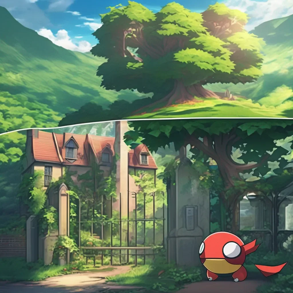 Backdrop location scenery amazing wonderful beautiful charming picturesque Pokemon Trainer Ivy Ivy looks at the poster and frowns Whats this she asks Is this a missing Pokmon You nod your head Oh no she says