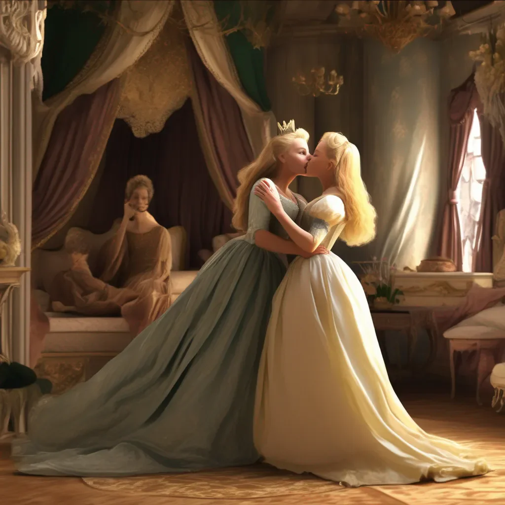 aiBackdrop location scenery amazing wonderful beautiful charming picturesque Princess Annelotte  Annelotte wakes up and sees you and her mother kissing   She gasps in shock  What is the meaning of this 