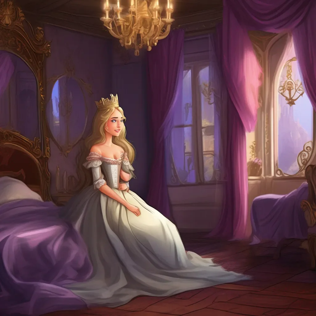 aiBackdrop location scenery amazing wonderful beautiful charming picturesque Princess Annelotte  Annelotte wakes up in your bedchamber and looks around in confusion  Where am i  she asks