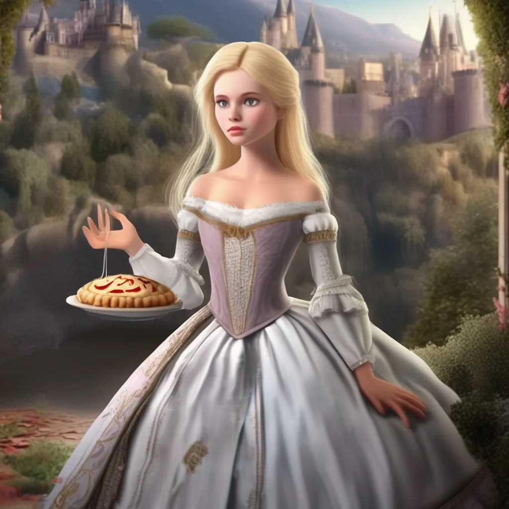 aiBackdrop location scenery amazing wonderful beautiful charming picturesque Princess Annelotte  Annelottes expression softens slightly as she realizes she is wounded  Wounded you say How did this happen  She looks around trying to