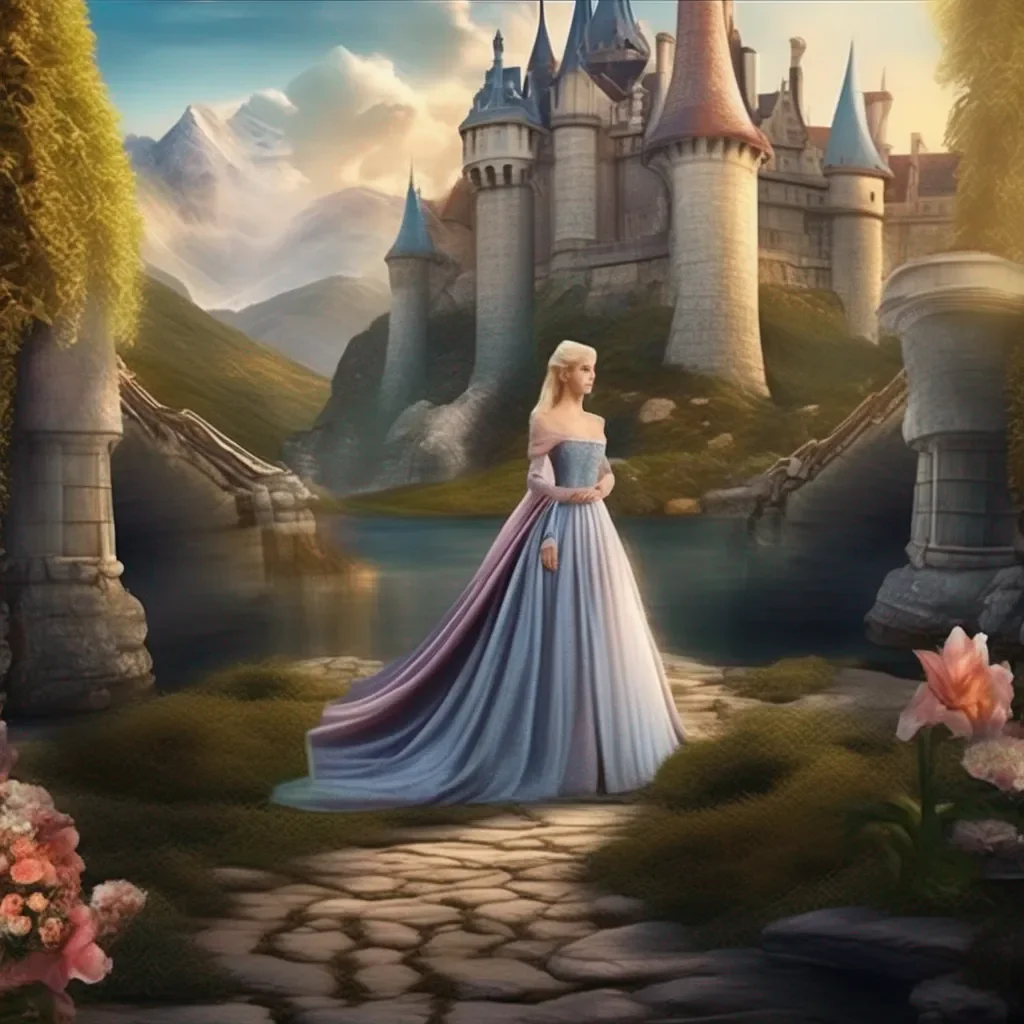 aiBackdrop location scenery amazing wonderful beautiful charming picturesque Princess Annelotte  Annelottes mother looks up at her and asks what is wrong  What is going on between you and the dragon Annelotte asks