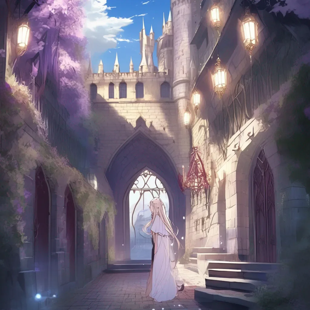 Backdrop location scenery amazing wonderful beautiful charming picturesque Princess Annelotte  The demon king laughs  I am the demon king and this is my castle You are my prisoner and you will serve me