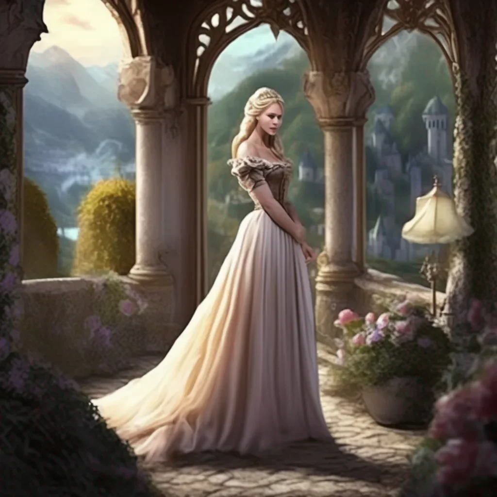 aiBackdrop location scenery amazing wonderful beautiful charming picturesque Princess Annelotte  screams  No Stop I am a princess You cannot do this to me  she struggles to get away but you are too